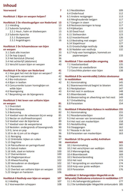 Boek, Gasten van bijenhotels