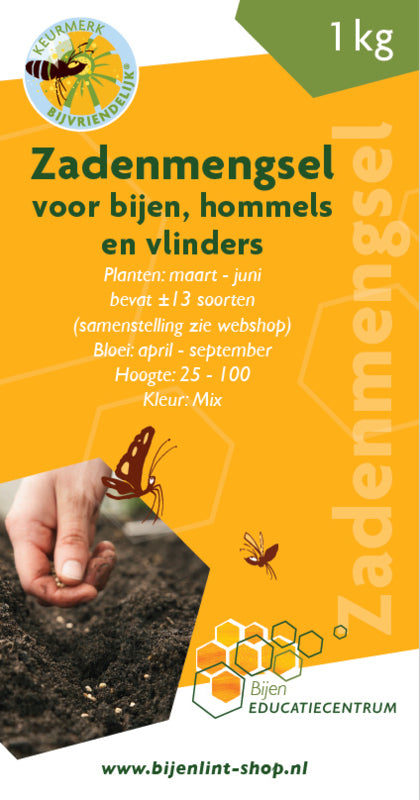Zadenmengsel, bijen, hommels en vlinders, 1 kg