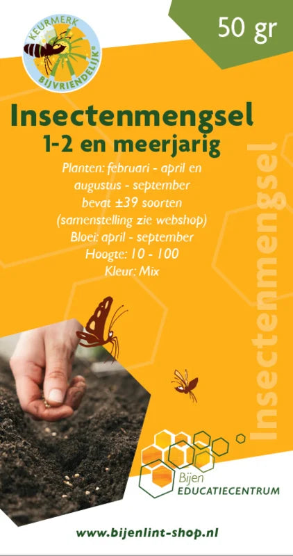 Zadenmengsel, insecten, 100 gram (inheems) - 1-2 jarig/meerjarig