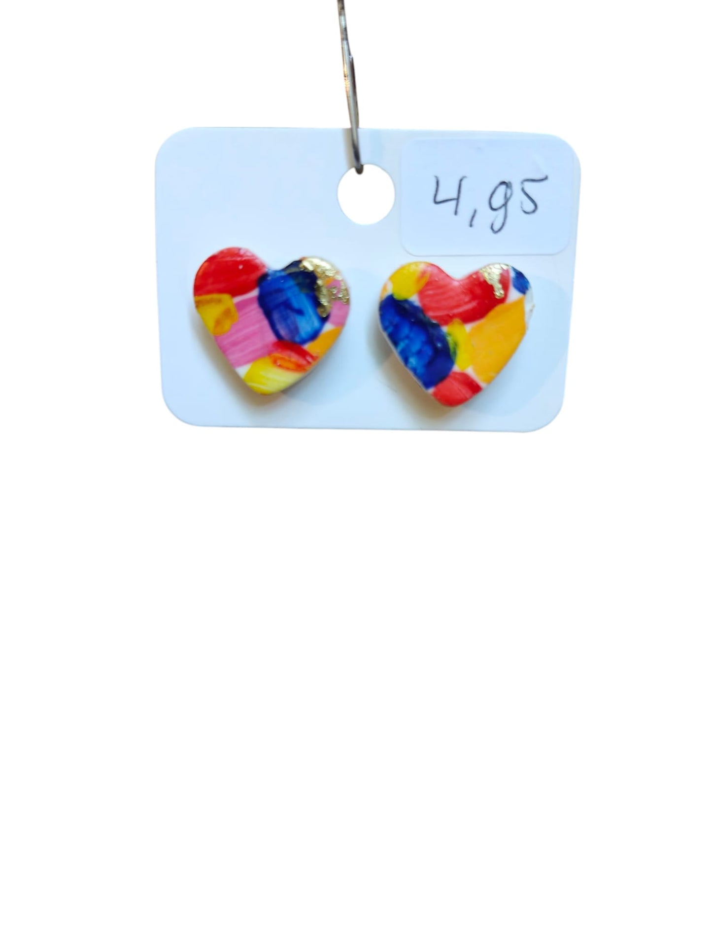 Hartjes oorknopjes 4,95