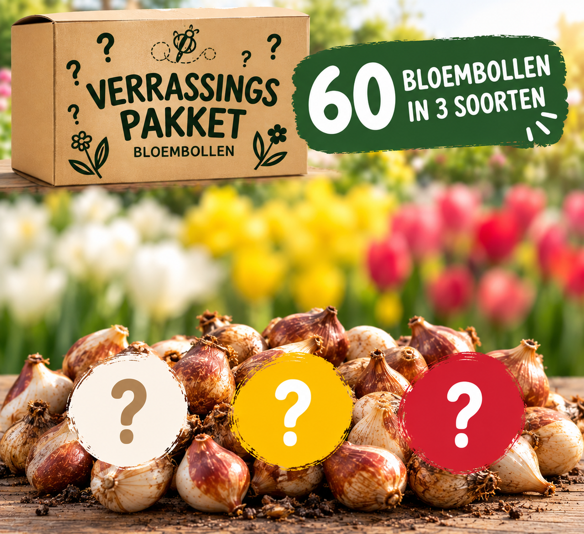 Verrassingspakket 60 bloembollen