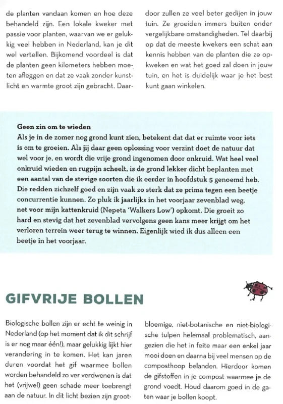 Boek, Duurzaam tuinieren