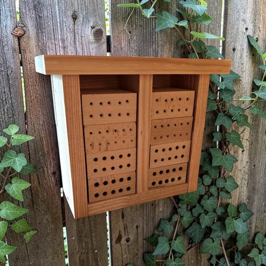 Bijenhotel “Bijen Luxe” – breed model 8 cassettes