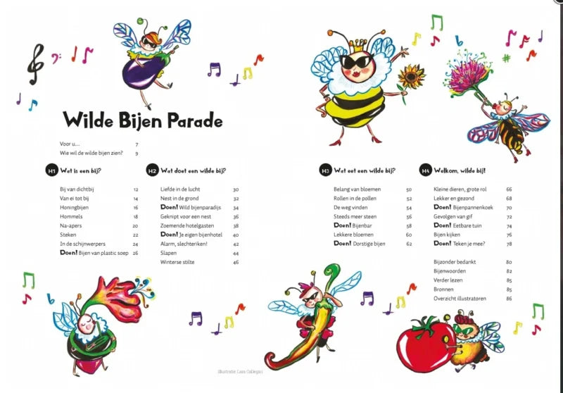 Boek, Wilde Bijen Parade