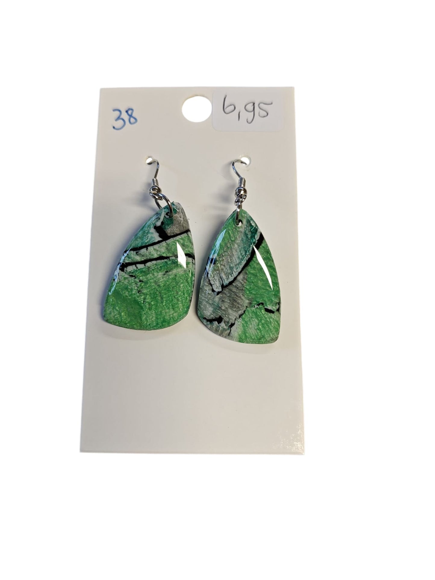 Druppelvormige oorhangers (nikkelvrij)