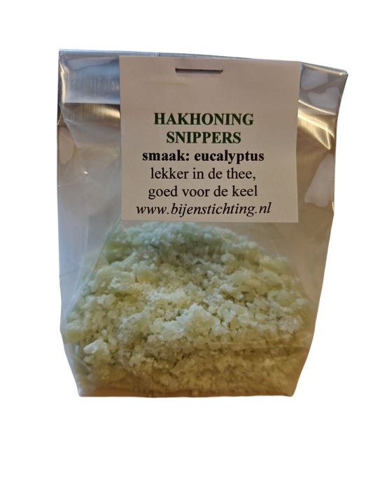Hakhoning snippers met eucalyptus