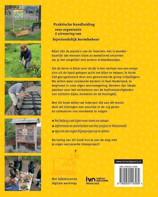 Zet de berm in bloei voor de bij